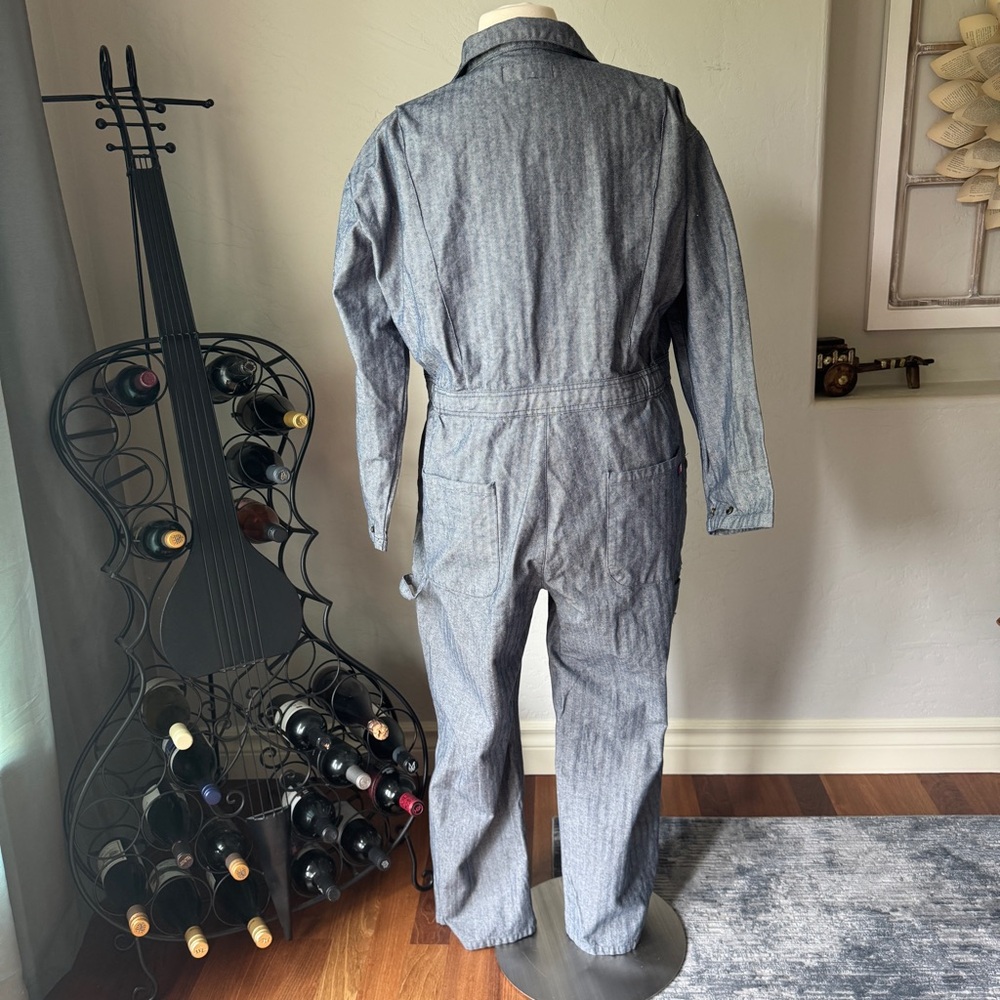 USA Work Womens Long Jumpsuit in dark gray Size XL - Picture 4 of 15